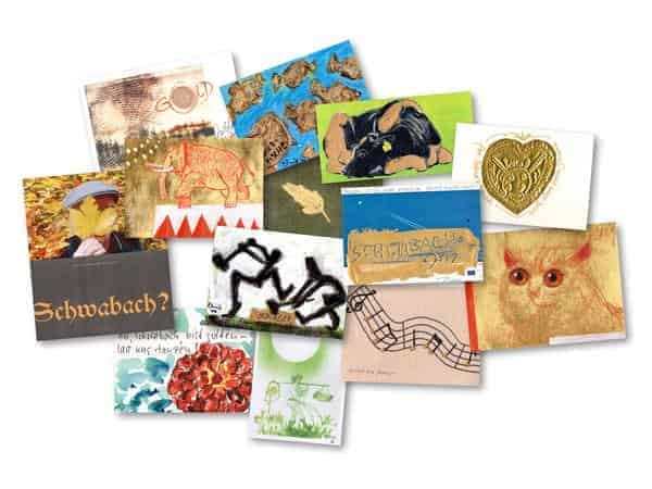 Cesaro Mailart Collage Weiß